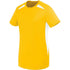 Russell Athletic Ladies Hawk Jersey (322872), Color 'Athletic Gold/White'